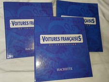 LOT DE TROIS CLASSEURS POUR FASCICULES VOITURES FRANCAISES DE COLLECTION