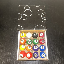 LBC PA1 MINI POOL BALL SET IN BOX / VERY GOOD CONDITION