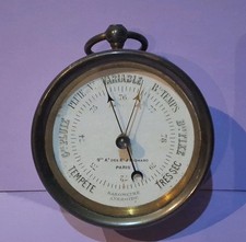 Ancien Baromètre Anéroïde
