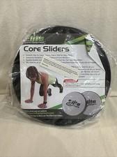 Elite Core Sliders (Black) 2 Double Sided Core Sliders New