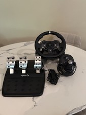Logitech G920 USB Steering Wheel,Pedals, Shifter, PC, Xbox. Black