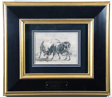 Copper Plate Etching, Paulus Potter, Het  Bullenboekje, Plate 7, Pierre Giffart,