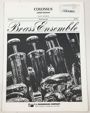 Colossus Brass Quintet Trumpet Trombone Horn Tuba Sheet Music By Jared Spears