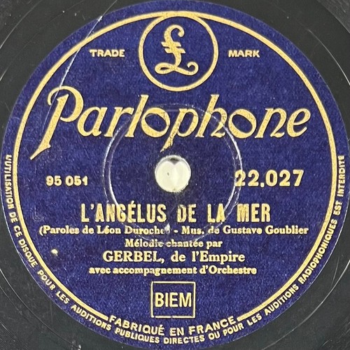 Gerbel angélus de - de, la