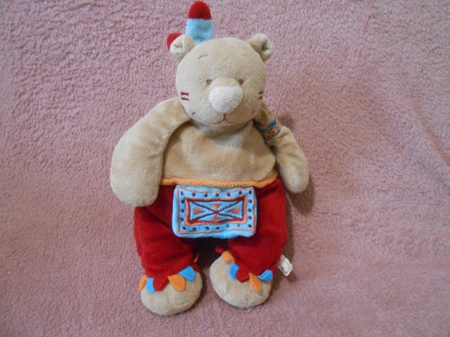 Doudou peluche ours - , pinto