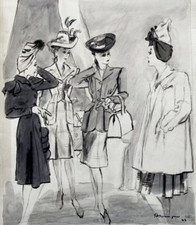 Pierre MOURGUE : lavis