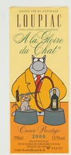 Geluck  le chat   etiquette de