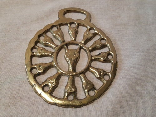 Harnais cheval laiton - harnais,