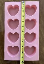 Moul Flex Pink Heart Shaped Valentine Silicone Mold Made In EU