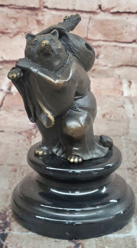 Sculpture bronze tanuki - de,