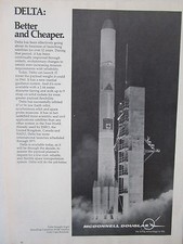 6/1973 PUB MCDONNELL DOUGLAS DELTA LAUNCHER CANADIAN ANIK SATELLITE TELESAT AD