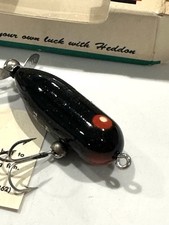 ULTRA RARE Vintage Heddon Tiny Torpedo special UNCatalog black Color MIB lure