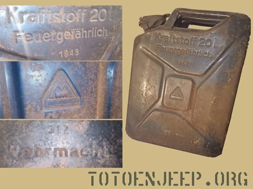Jerrycan wh2 german allemand - wh2,