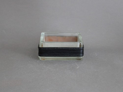 Jacques adnet glass ashtray - adnet,