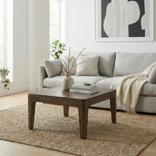 Table basse 60cm bois - 60cm, massif