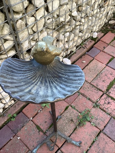 Cendrier bronze sur pied - cendrier,