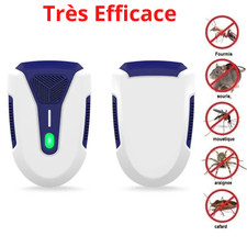 Répulsif Ultrason Souris & Rats 12W - Anti Rongeurs 3 Vitesses Silencieux