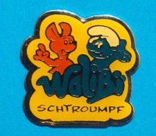 SMURF - SCHTROUMPF - WALIBI AMUSEMENT PARK - VINTAGE PEYO LAPEL PIN - HAT PIN