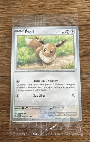 Carte pokemon evoli - pokemon, 133/165