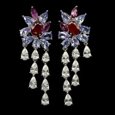 925 Argent Sterling Boucles