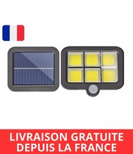 Lampe Solaire LED 80W Détecteur de Mouvement Éclairage Projecteur Extérieur IP65