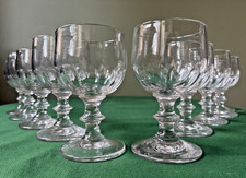 Lot de 10 verres à vin du