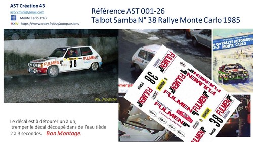 New decal talbot samba - 1,