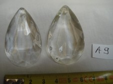pampilles en verre (lot de 2)