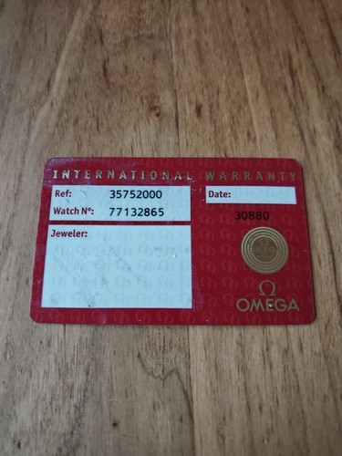 Omega international warranty - omega,