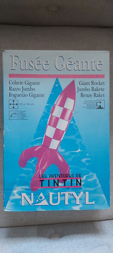 Fusée tintin gonflable - fusée,