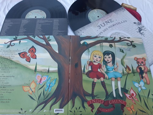 Indochine autographe nicola - indochine, lp