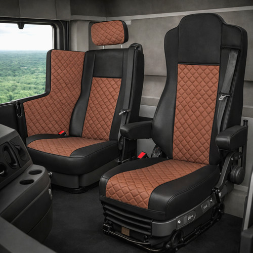 Housses siège cuir camion - de,