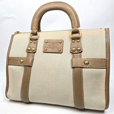 LOUIS VUITTON Sac Neverfull 30 M48822 Handbag Tote Canvas Leather Brown x Beige