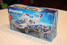 PLAYMOBIL 6920 GRANDE VOITURE DE POLICE AVEC SIRENE ET GIROPHARE +NOTICE COMPLET