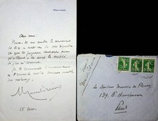 ✒ L.A.S Marcel PREVOST writer to Dr. Maurice de FLEURY