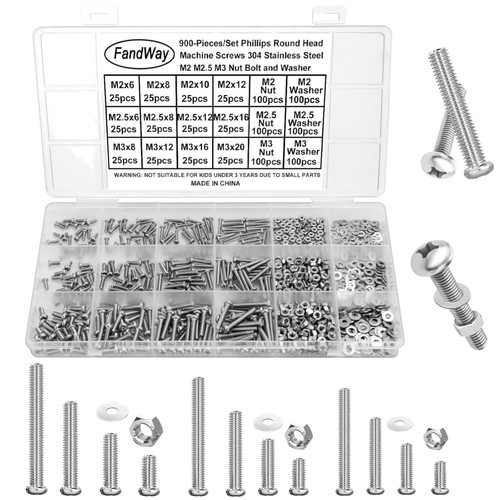 Vis inox 304 lot - m2,