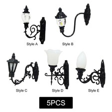 5x LED Dollhouse Miniature