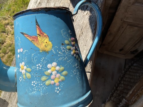 Cafetière ancienne tôle - ancienne,