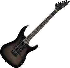 Guitare Electrique 6 Cordes 24 Frettes Electric Guitar Design Metal Rock Noir