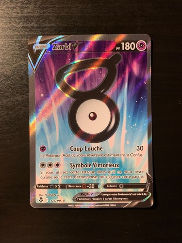 Carte pokémon zarbi - carte,