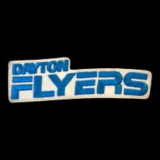 1980'S ERA PRE 1995 DAYTON FLYERS NCAA COLLEGE VINTAGE 6.25" TEXT LOGO PATCH
