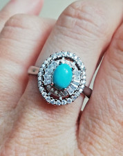 Bague Marquise en argent et