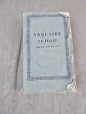 ANNUAIRE DE L'ETAT MILITAIRE