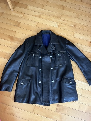 Veste blouson cuir police - blouson,