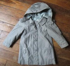 Manteau avec capuche blouson trench 3 ans / 4 ans idéal mi-saison VERTBAUDET