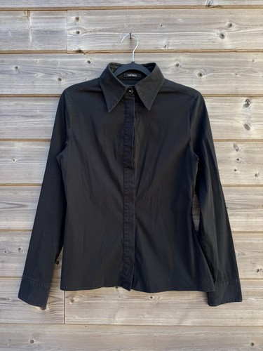 Chemise col pointu versace - col,