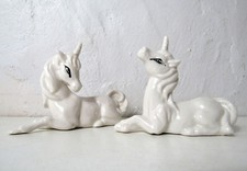 2 licornes statuettes bibelots