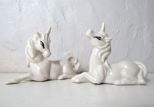 Licornes statuettes bibelots - licornes,