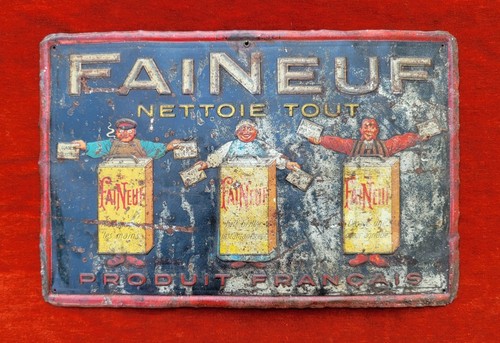 Plaque publicitaire ancienne