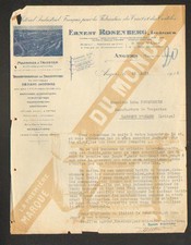 "ANGERS (49) KNITTING MACHINES & WEAVING CRAFT FACTORY ""Ernest ROSENBERG"